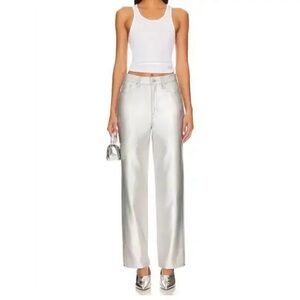 NWT Pistola High Rise Straight Cassie Coated Prism Jeans | Size 29